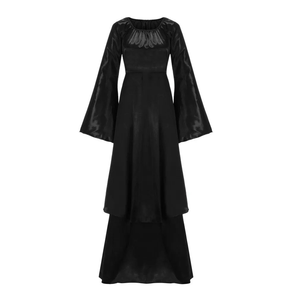 Medieval Witch Dress for Women Cosplay Vampire Bride Halloween Carnival Party Performance 2024 New Clothing Middle Ages Costumes