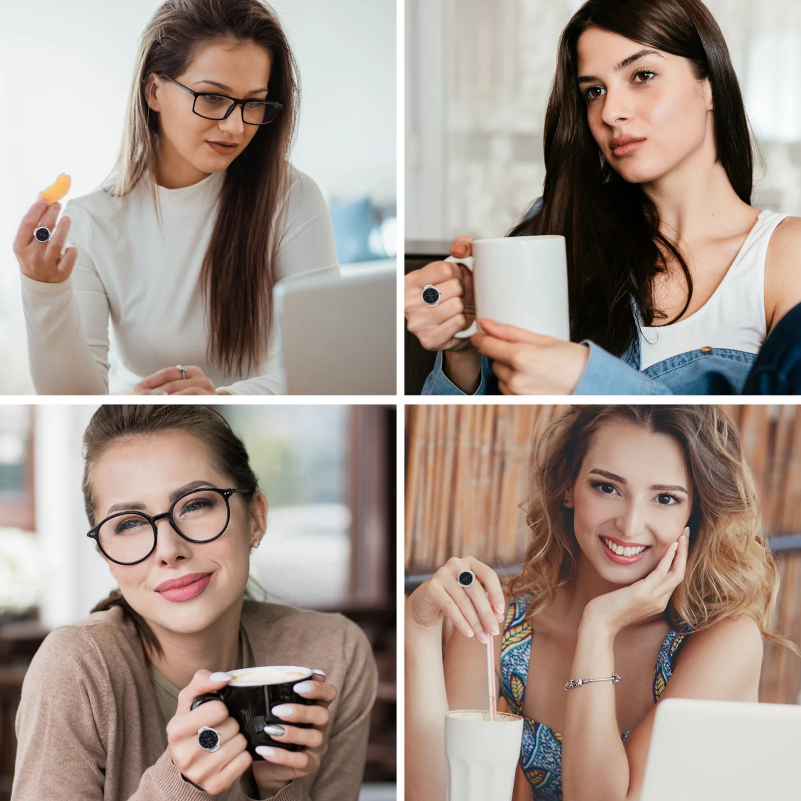 ساعة دائرية رقمية للرجال والنساء، ساعة كوارتز دائرية، أرقام، إكسسوارات عصرية، هدية المهرجان #5