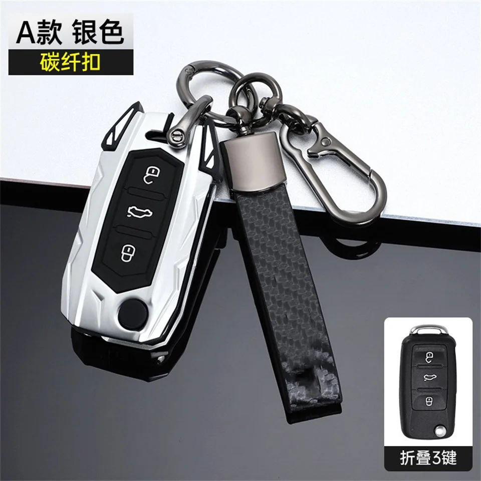 Car Key Case Cover Key Bag For Volkswagen VW Golf 3 4 5 6 mk4 mk6 Passat b5 b6 b7 b8 cc Polo Tiguan mk2 Touran Jetta 6 Bora mk6