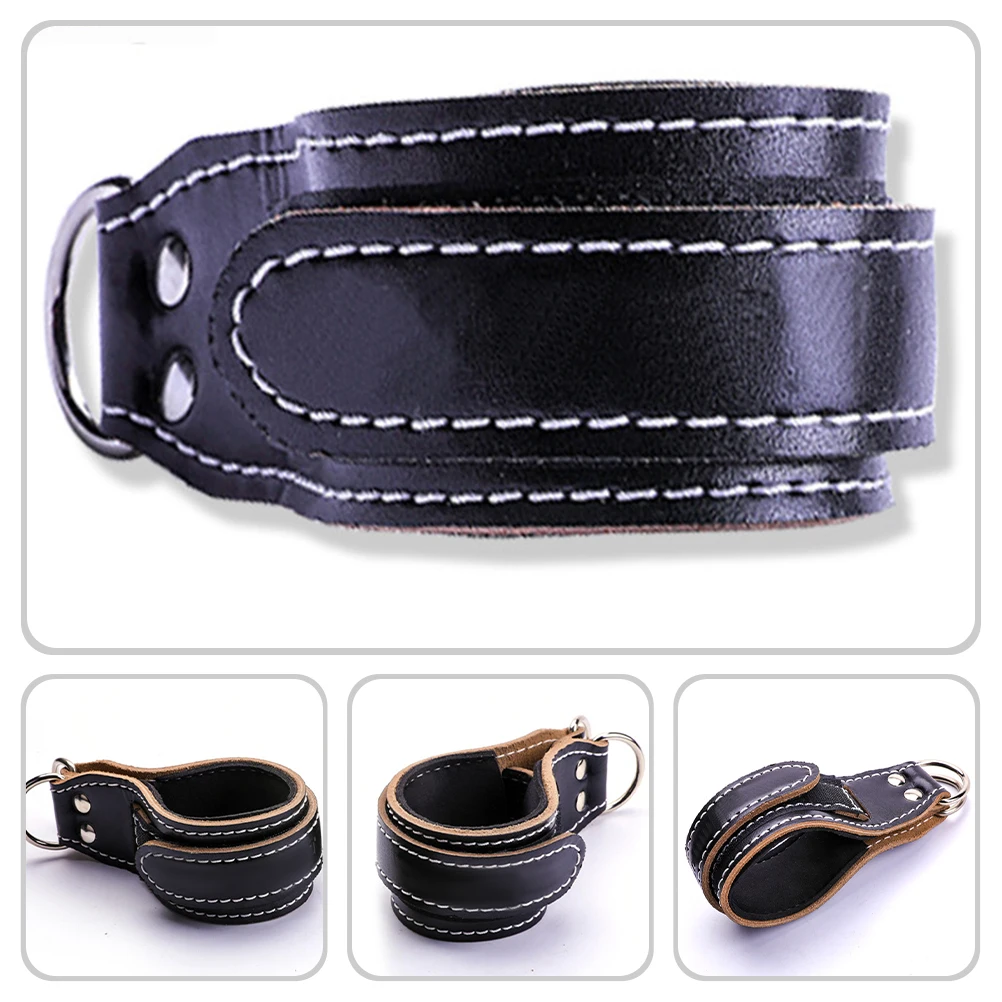 

1pc Ankle Strap Cable Machine Leg Strength Band Wear Resistant Safety Belt Durable Gym Accessories Kickback Straps Practical