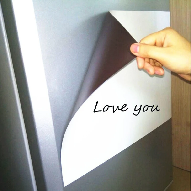 A3+A4 Size Magnetic Whiteboard Fridge Stickers Reusable Dry Erase Message Board Schedules Memorandum Announcement Bulletin