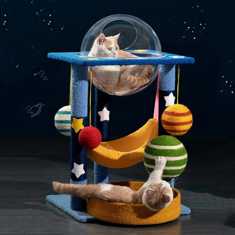 Cat Climbing Frame Tongtianzhu Large Cat Frame Cat Climbing Fram Nest All in One Four Season Universal Space Capsule Cat Nest