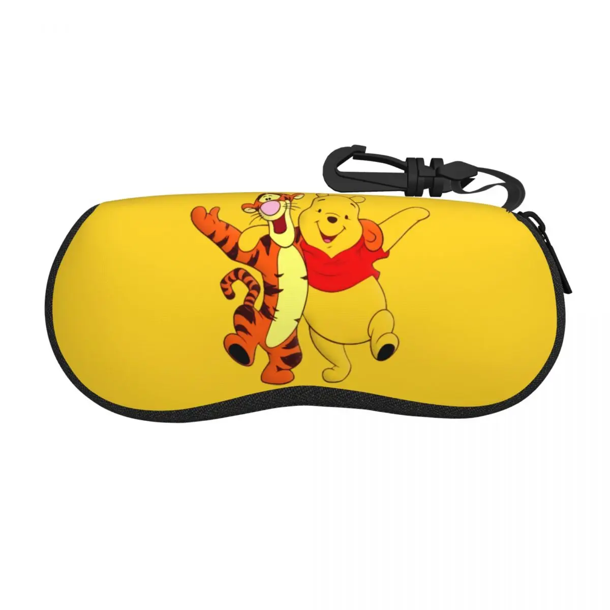 

Custom My Friends Tigger Pooh Eyeglass Glasses Case Women Men Soft Anime Sunglasses Protective Bag