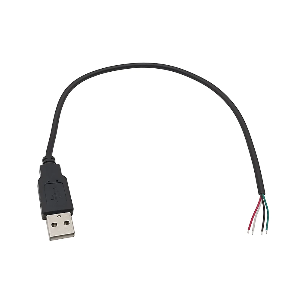 1Pcs 2Pin 4Pin Micro USB/Typ C Ladegerät Stecker USB 2,0 Typ A Männlich Weiblich Netzteil Verlängerung kabel Draht DIY Daten Linie