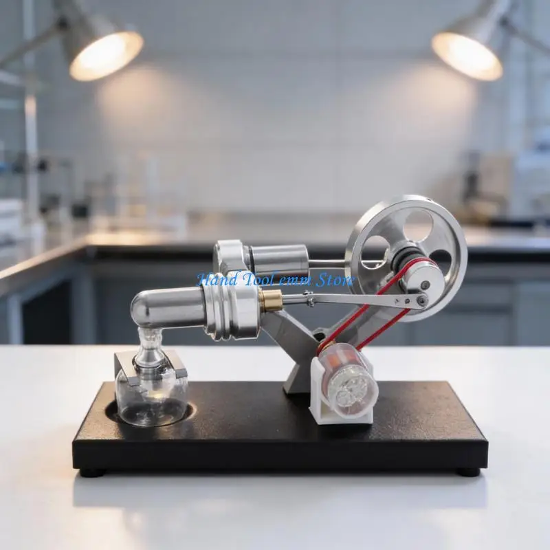 

H37F Educational Assembly Stirling Engine Model Thermal Mechanical Energy Conversion Demonstration Equipment for Science Lab