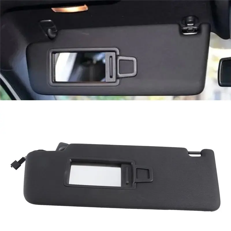 A30F-Car Sun Visors Shades W/Vanity Mirror For VW Tiguan 2018+ Kodiaq 2017+ Touran 2016+ Sunvisors Makeup Mirror