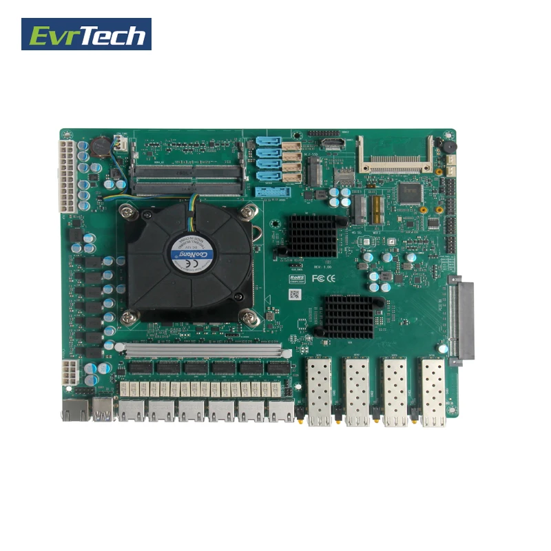 Cheap Customize LGA1700 Socket Core 12th/13th I3/i5/i7 Gigabit H610  6LAN 4SFP Thernet Ports Router Motherboard Firewall Motherb