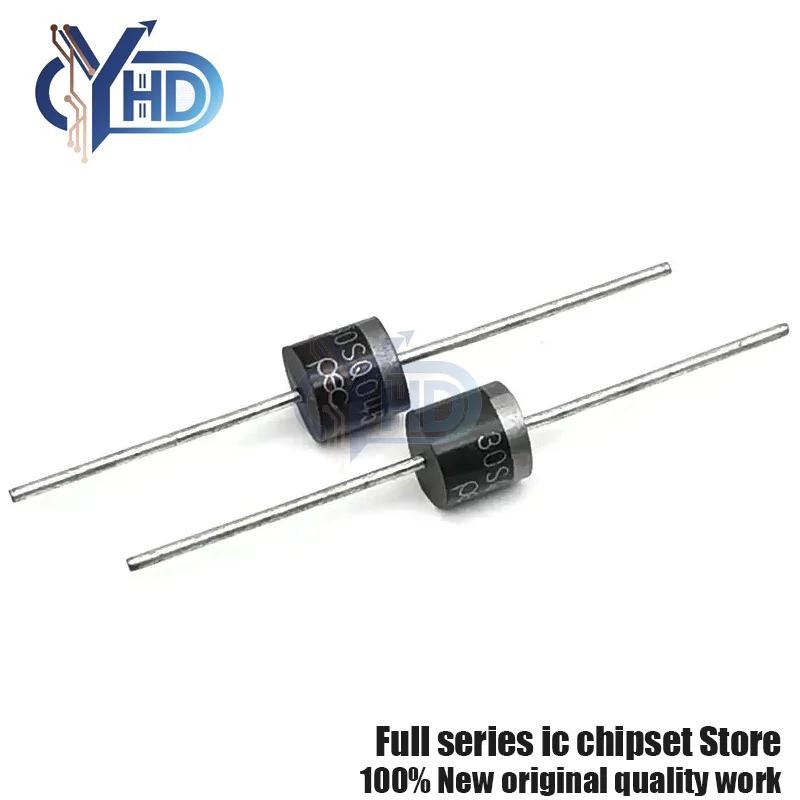 20PCS 30SQ050 Schottky Diode 30A 50V Axial for Solar Panel Parallel Reflow Protection