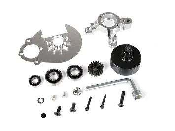 Kit de sortie de puissance rehaussée en métal CNC pour 1/5 HPI ROFUN BAJA 5B 5T 5SC