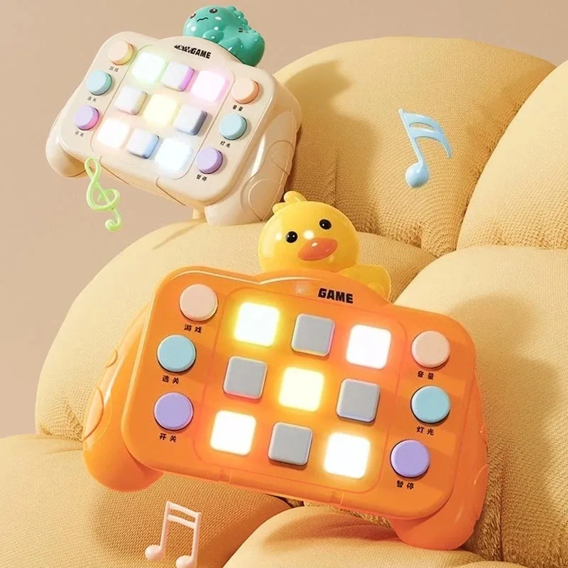 Montessori Busy Board Sensorisches Spielzeug Cartoon mit LED-Lichtschalter Steuerplatine Reiseaktivitäten Kinderspiel für 2-4 Jahre alt