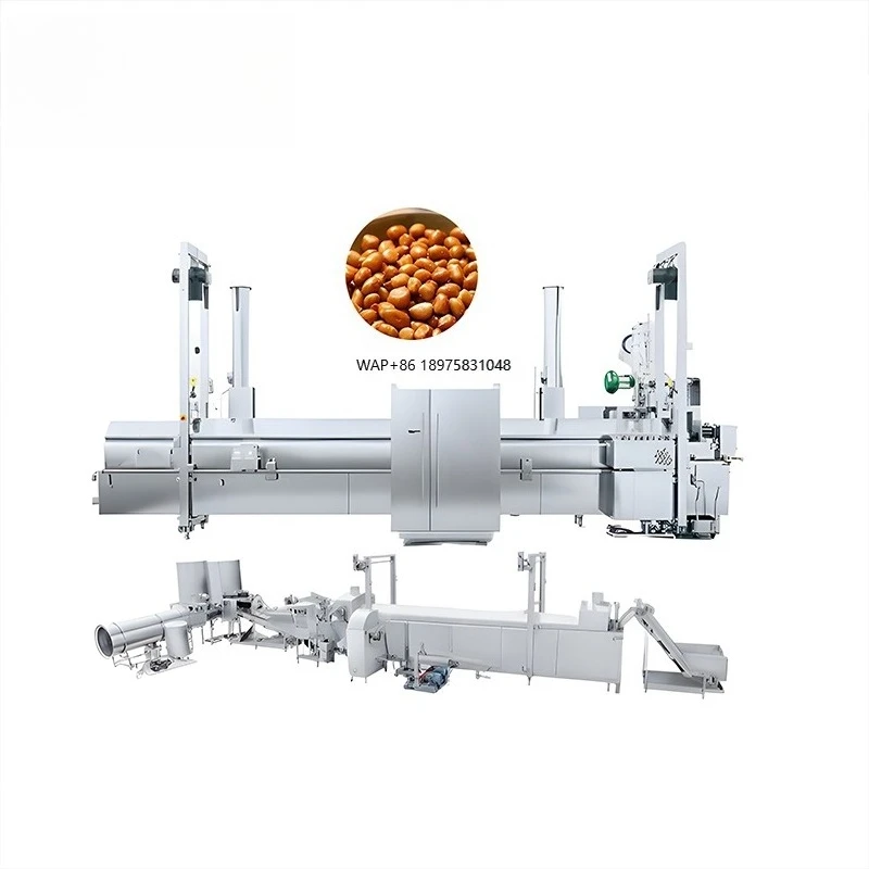 Snack Food Processing Machinery China Manufacturer Automatic Peanuts Caramelized Snack Machine