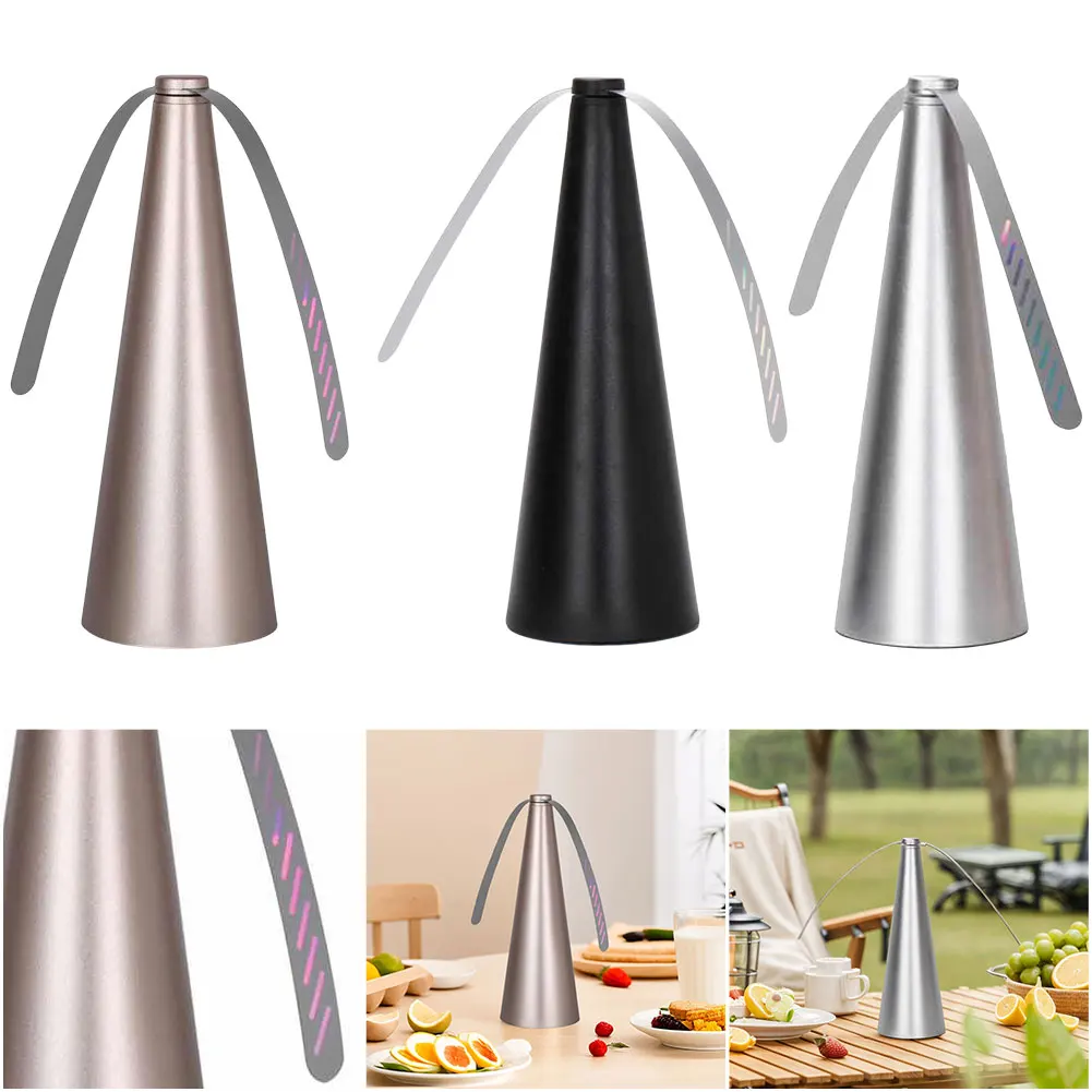 

2pcs Mosquito Repellent Fan Tables Top Fly Spinner Fans Portable Outdoor Picnic Mosquito Repeller Fan Bug Home Pest Control