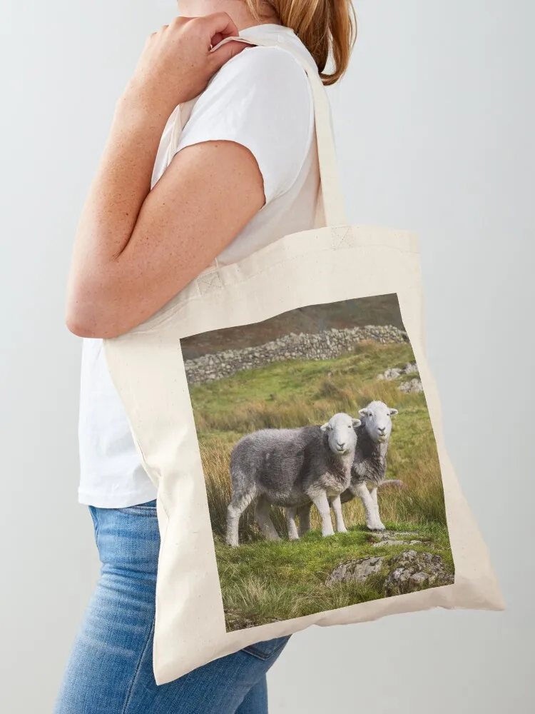 Herdwick Sheep Landscape Tote Bag custom bags tote bags cloth bags Canvas Tote Bag