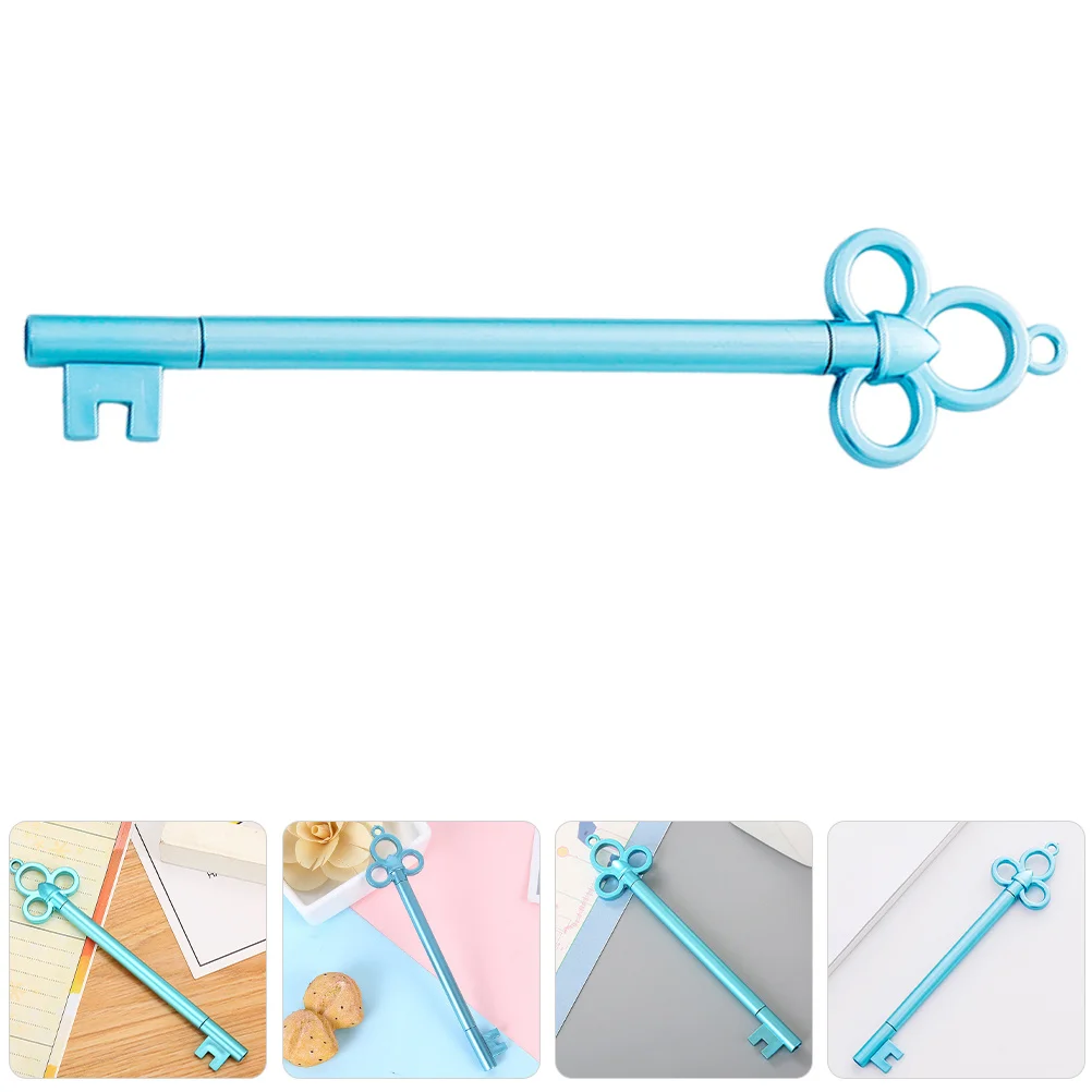 

12Pcs Retro Key Shape Gel Pen Black Ink Smooth Writing School Supplies Creative Ballpoint Pen for Students Office Stationery