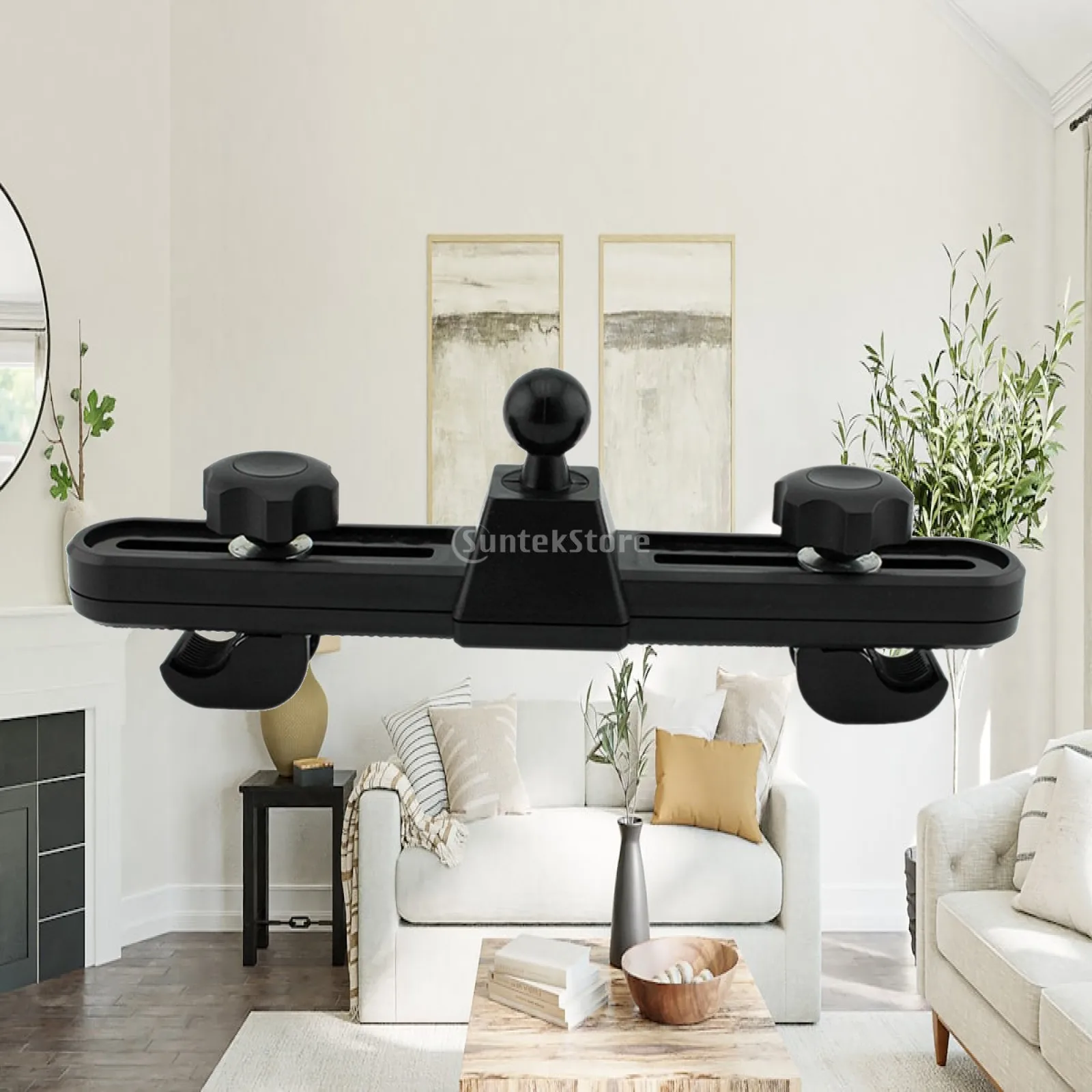 Automotive Electric Cooling Fan Stand Vehicle Mounted Universal Plastic Holder Installation Support for Cars and Trucks