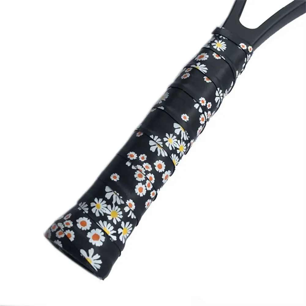 Training Daisy Tennis Overgrip Thickened Anti-skid Badminton Sweatband Handle Grip Skidproof Racket Grip Tape Fishing Rod