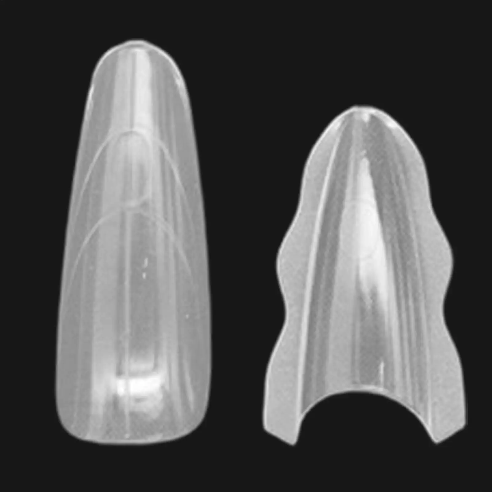 أشكال الأظافر 180 قطعة نصائح الأظافر كاذبة واضح الأظافر تمديد الأشكال العليا ل بولي جيل للأظافر قابلة لإعادة الاستخدام بناء سريع قوالب جل الأشعة فوق البنفسجية