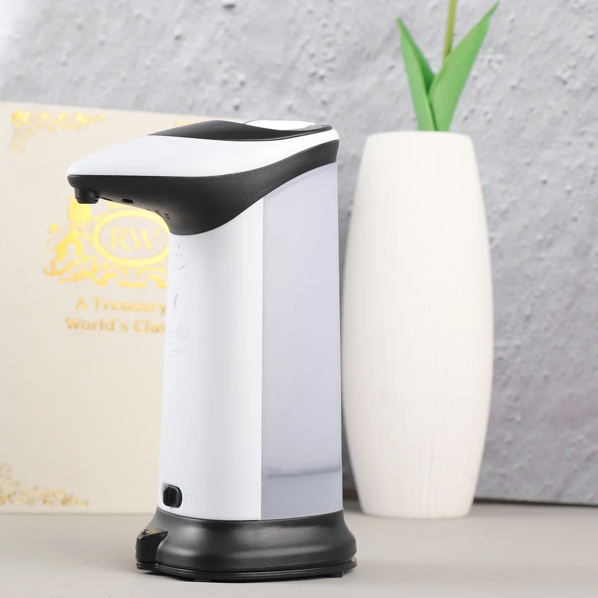 

Multi-use Stainless Steel Touch Free IR Sensor Automatic Soap Dispenser Dispenser Auto for Kitchen and Bathroom Basin Sink Count