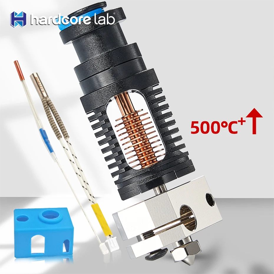 

Compatible With E3D V6 3D Printer Hotend High Flow Bimetal Heatbreak For V6 Jead 12V 24V 0.4mm Pursai3 MK3 Titan Extruder