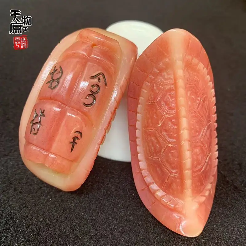 

Bone Blood-Infused Wealthy Armor Pendant Hanging Ornament Handheld Piece Accessories Cultural Items