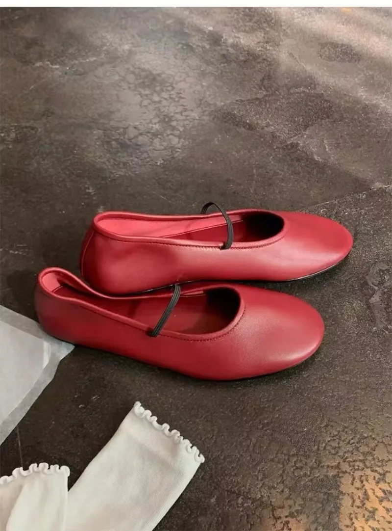 Mocassins en Cuir Fin pour Femme, Chaussures Souples et Confortables, Flattie de Loisirs, à la Mode, Été