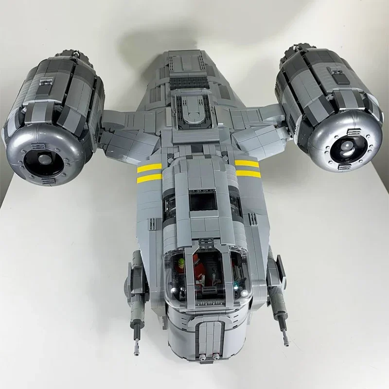 

4530 шт., Star Battle UCS Razor Crest от Papaglop, космический корабль Moc, коллекционное издание, строительные блоки | Обучающие и демонстрирующие игрушки в подарок