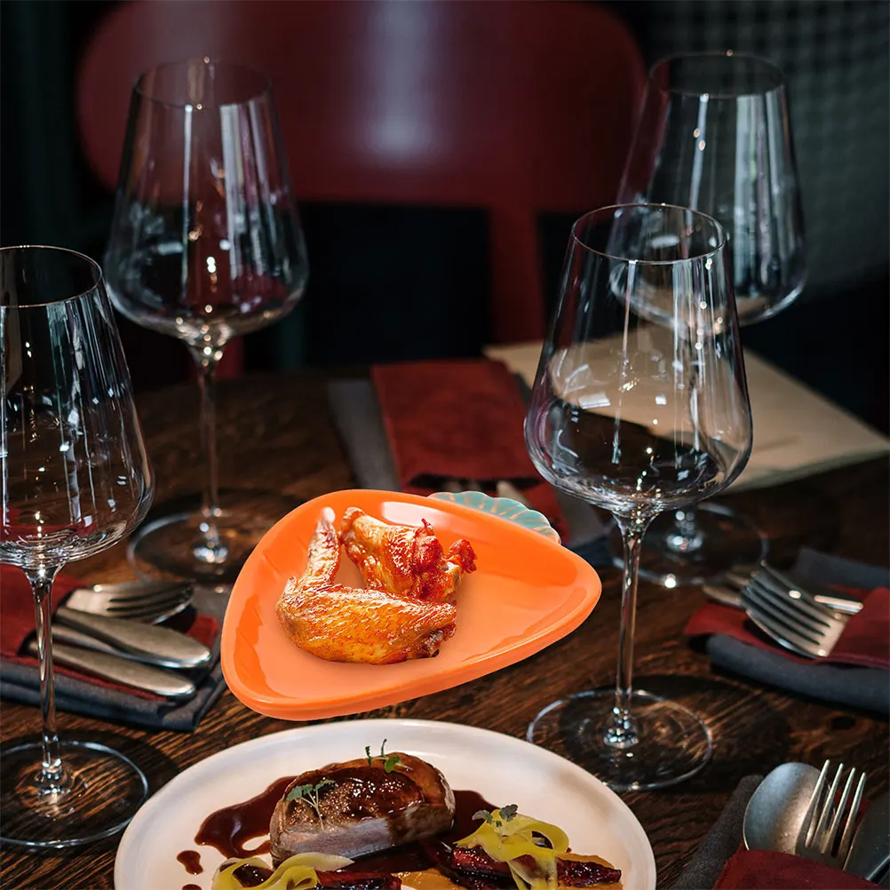 

2Pcs Creative Carrot Dipping Bowls Ceramic Sauce Dish Salad Appetizer Serving Tray for Condiments Tomato Sauce