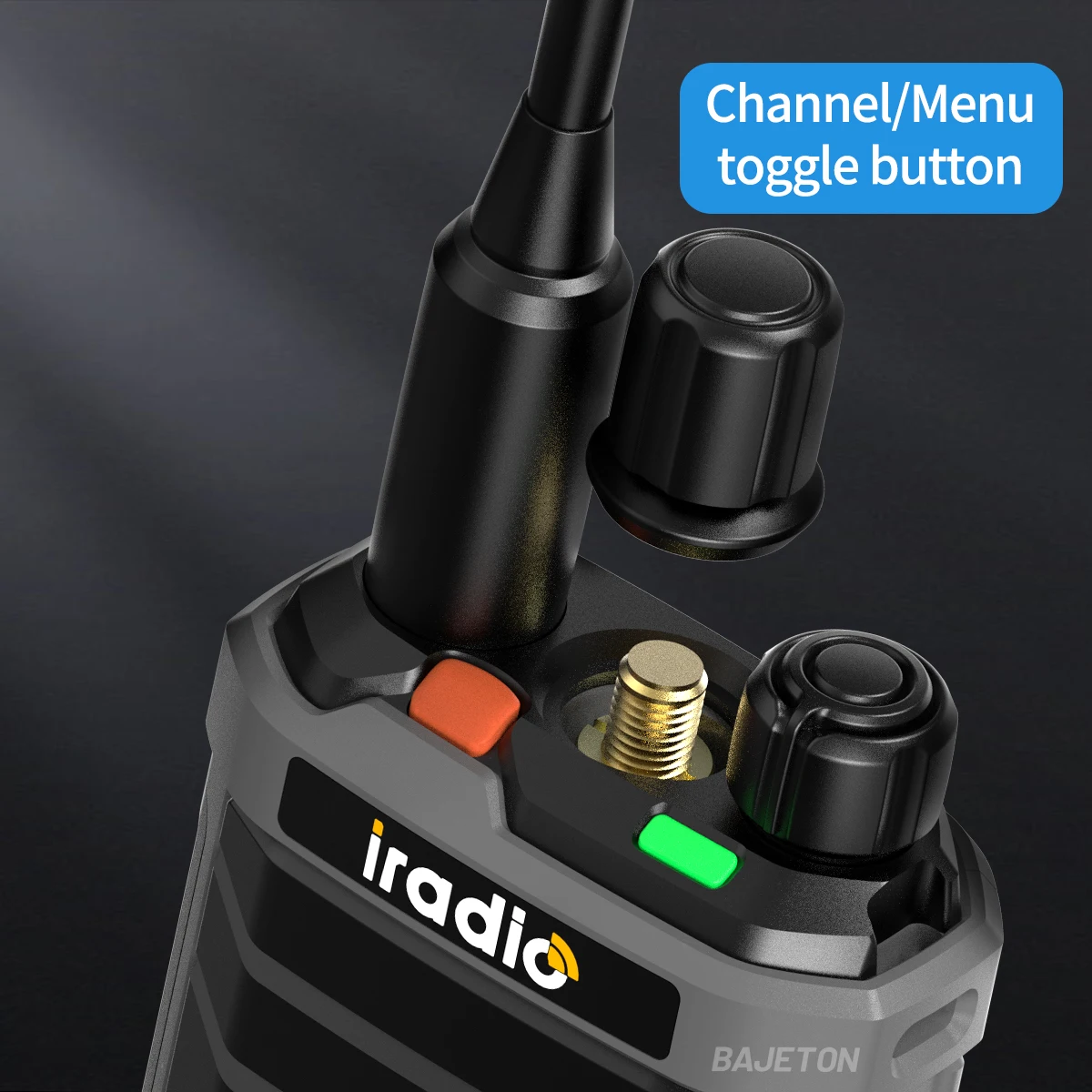 BAJETON DM-5000 DMR Walkie Talkie AES-256 Encryptografia Dual Time Slot Digital Analógico SMS NOAA TYPE-C Carregador Para RT-4D Ham Radio