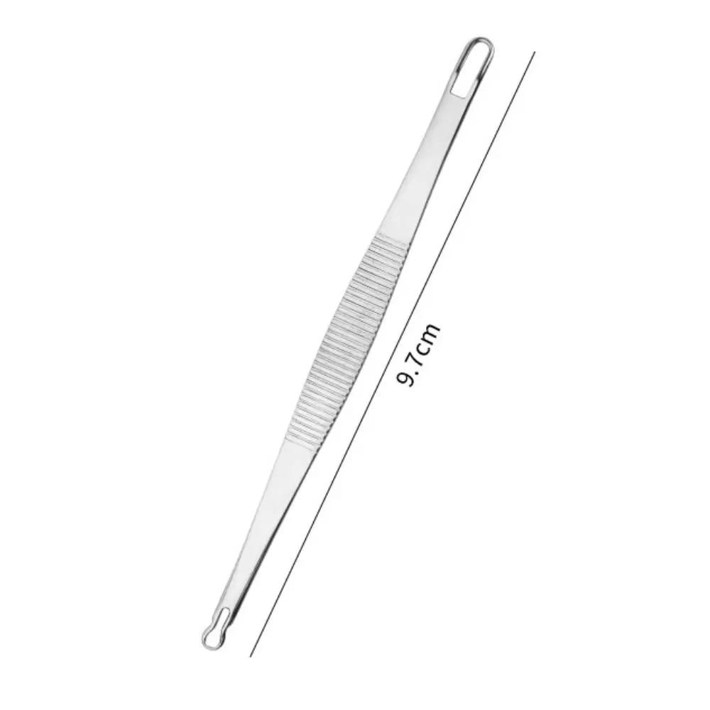 Professionele roestvrijstalen mee-eter extruder Dual-head gebogen acne-naald Hoge harde mee-eter extractor Gezichtsverzorging