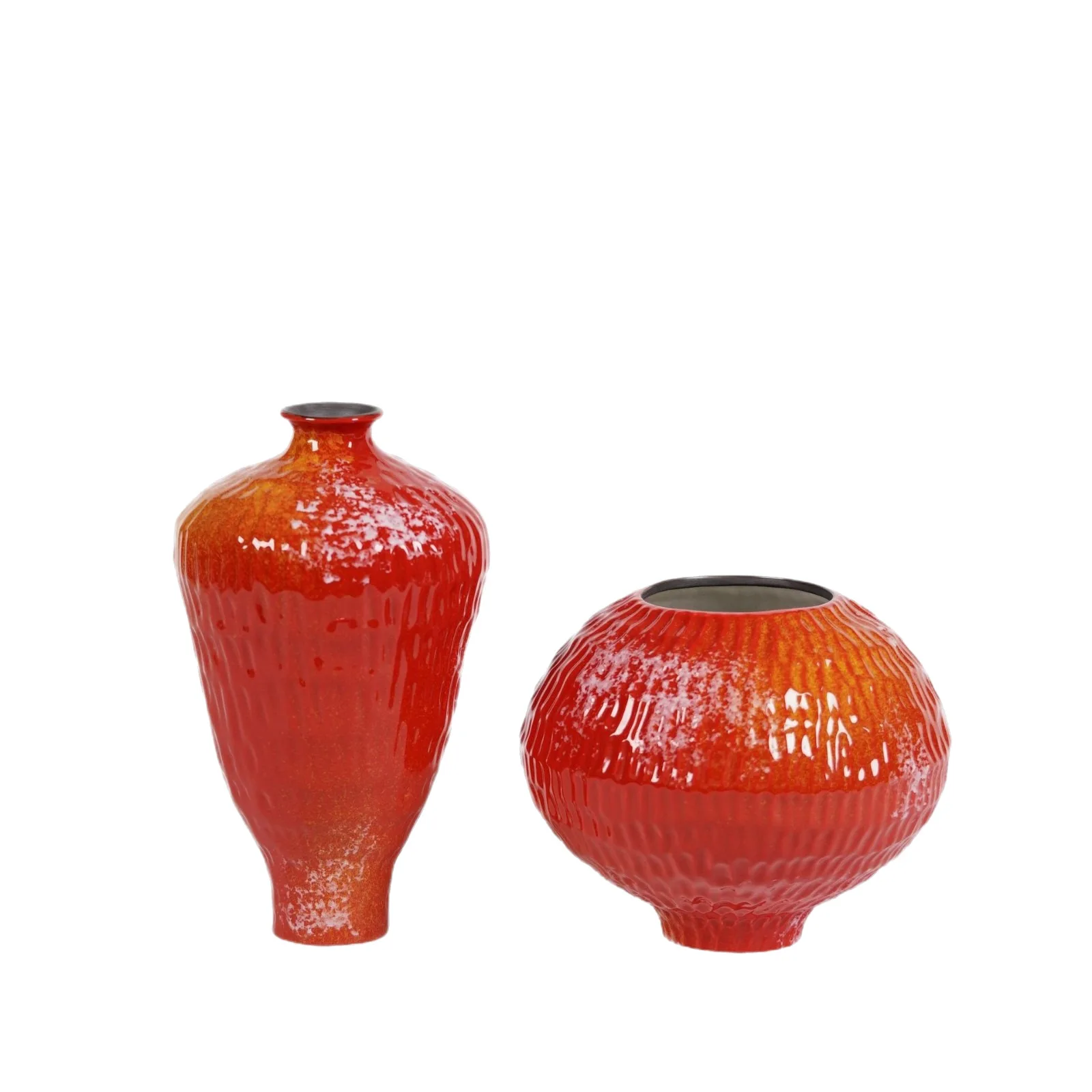 Medieval Snowflake Jihong Ceramic Vase Ornament