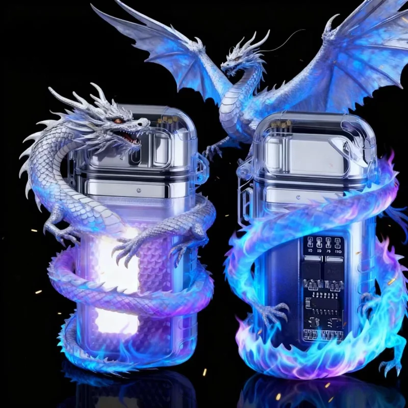 

НОВАЯ водонепроницаемая зажигалка USB Tape-C, дуговая плазменная зажигалка, вращение на 360°, зажигание, ветрозащитная зажигалка для кемпинга, курения