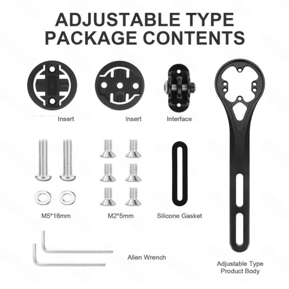 

(AD10) Aluminum Aero Integrated Handlebar Road Bike Computer Mount