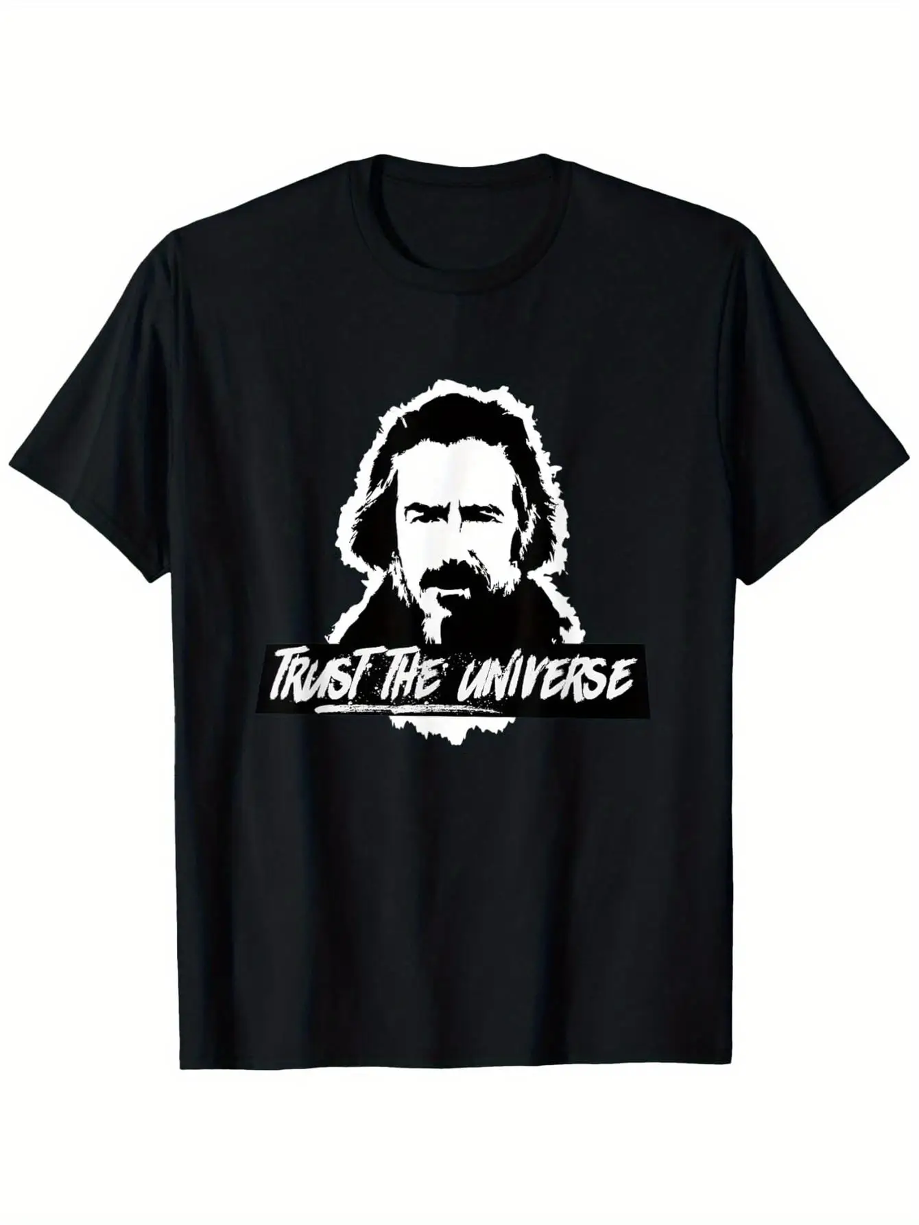 

Alien Cat UFO Halloween T-Shirt - Black Men's Casual Tee