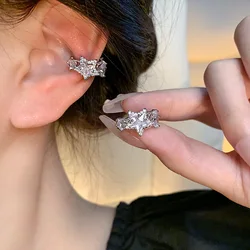 Light Luxury Star Ear Clip Unique Feminine Temperament High-end Feeling No Hole Earrings High-end Feeling Niche Personality