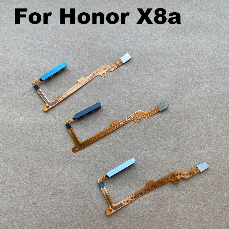 

For Huawei Honor X8a Fingerprint Sensor Power Button Flex Cable Touch ID Sensor Home Buttons Smartphone Parts CRT-LX1 CRT-LX2