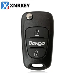 XNRKEY 3 Button Flip Remote Car Key Shell for Hyundai Kia Bongo Key Case Cover with TOY40 Blade