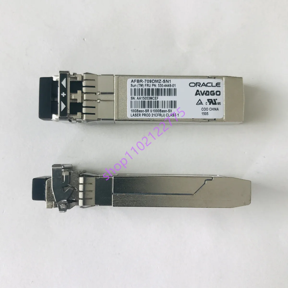 

ORACLE 10 ГБ Sfp оптоволоконный модуль/AFBR-709DMZ-SN1/530-4449-01 10G 850NM SFP+ оптоволоконный модуль Oracle 10 ГБ Sfp-трансивер/Oracle Sfp 10g