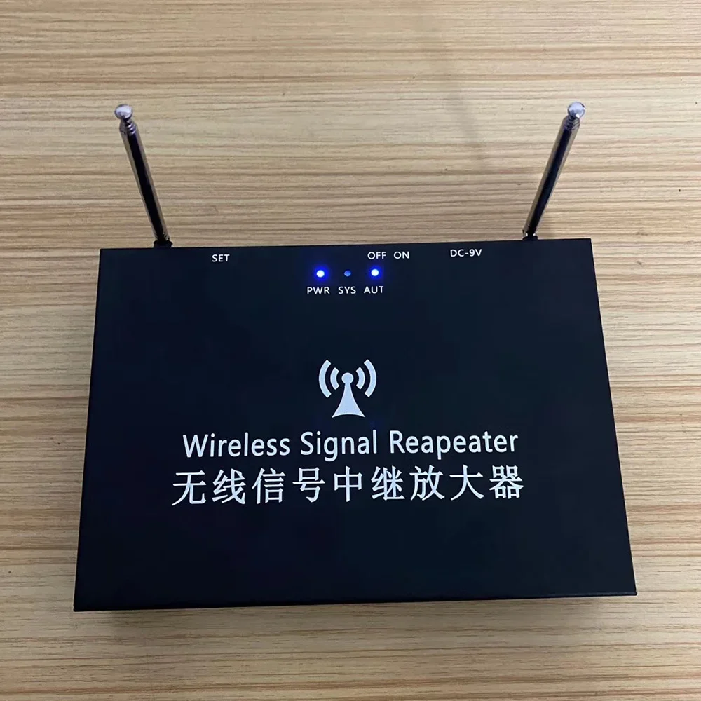 433MHZ Wireless Signal Booster For security alarm PIR motion detector Signal Repeater signal amplifier