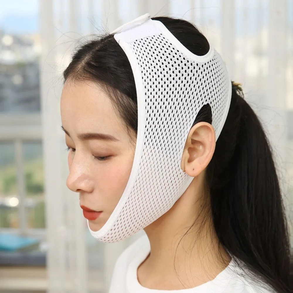 Beauty Tools Adjustable Strap Face-Lift Belt Elastic Thin Facial Massager Breathable Face Slimming Bandage Facial Care