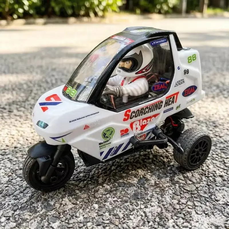 Hot Geeker X801 Tricycle 25Km/H Professional Remote Control Tuk-Tuk High‑Speed RC Electric Off-Road Competition Drift Model Toy