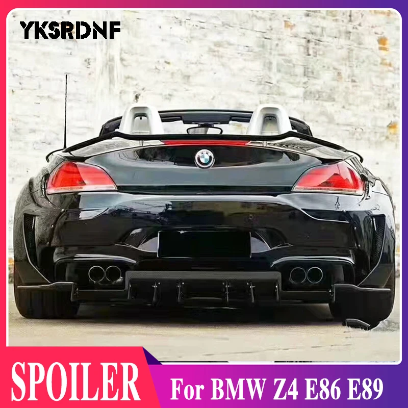 For BMW Z4 E86 E89 Coupe Convertible 2005-2014 High Quality Carbon Fiber Car-styling Rear Trunk Luggage Compartment Spoiler