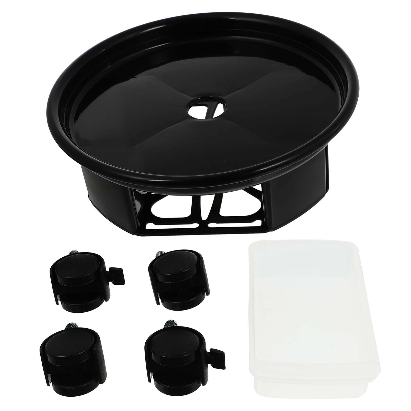 

2 шт., черный 21 см, поднос для цветочного горшка, колеса, тормоза для комнатных растений, сочная стойка, кашпо, поднос для воды, горшок для растений, декор для сада