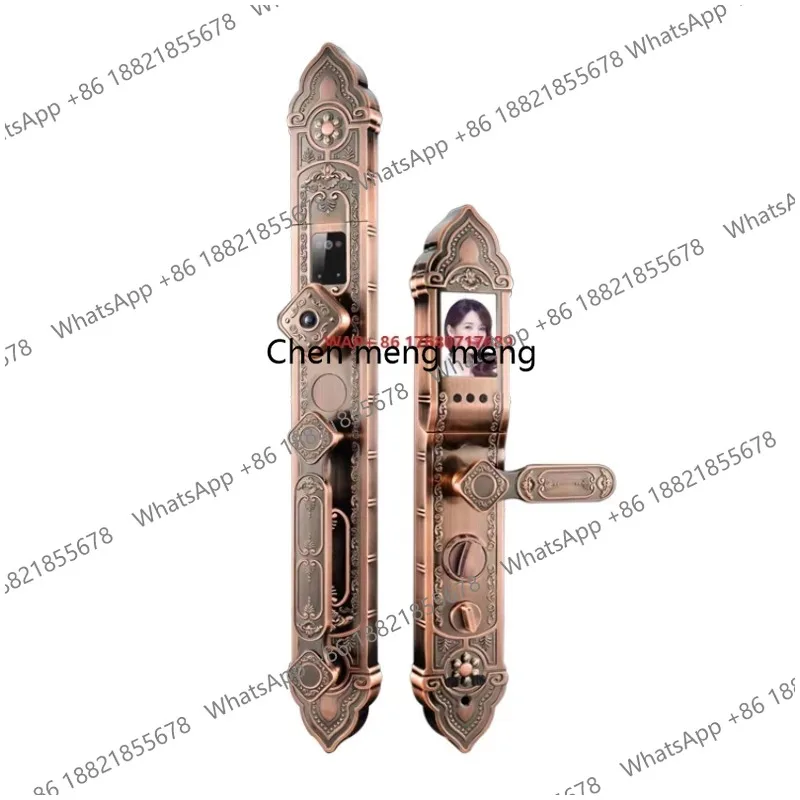 

Face Recognation Smart Door Lock European Style With Smart Fingerprint Digital Password Automatic Wifi Locks Door Lock