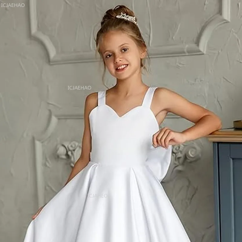 Kids Girls Princess Wedding Flower Girl Dress Birthday Party Pageant Evening Reception Formal Wear Gown Piano Performance Host