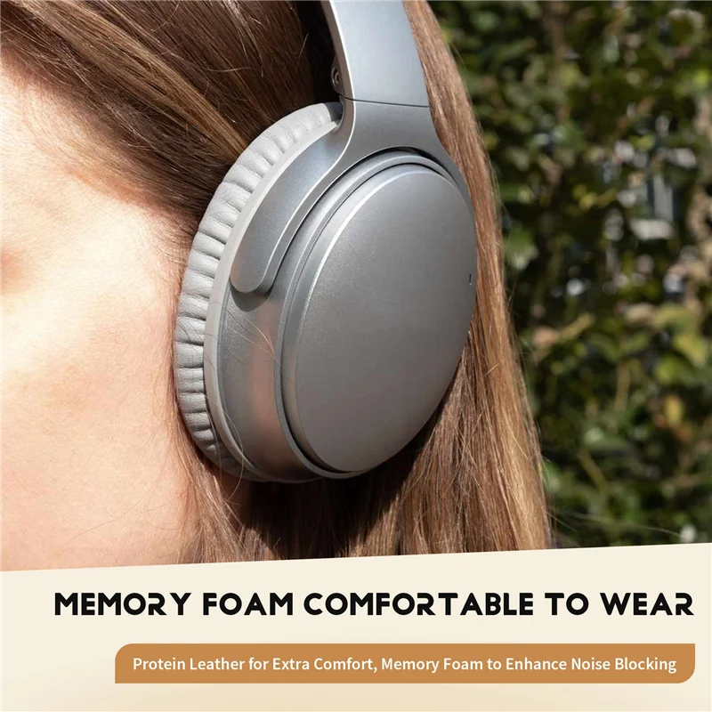 A31R-Replacement Ear Pads For Bose Quietcomfort 35, QC35, QC25, QC2, QC15, Around-Ear AE2, Ae2i, Ae2w Headphones / Ear Cushion /