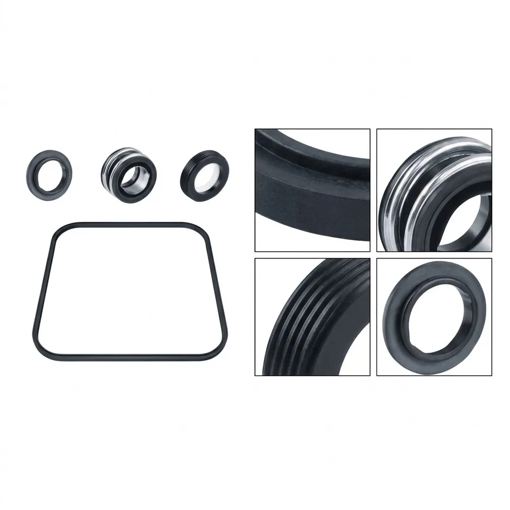 Replacement SP2600 Pump Seal Kit for Pool Pumps Compatible with SP2600 Model 16.2 x 11 x 5 cm for Black Plastic Seal Set