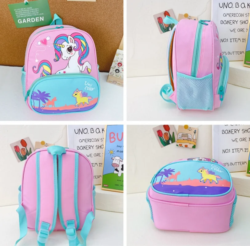 Personal isierter Name Einhorn Kinder rucksack niedlichen Fantasie Pony Mädchen Schult asche Mode Rucksack Oxford Stoff Rucksack