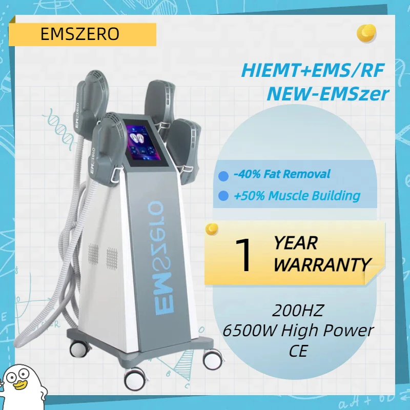 

EMSZERO Electromagnetic Body Sculpting Weight Loss Machine RF sliming Reduce fat and increase muscle mass US Free