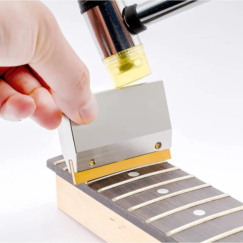 Prensa de Trastes para Guitarra e Baixo, Ferramenta de Luthier para Reparo de Trastes de Guitarra/Baixo