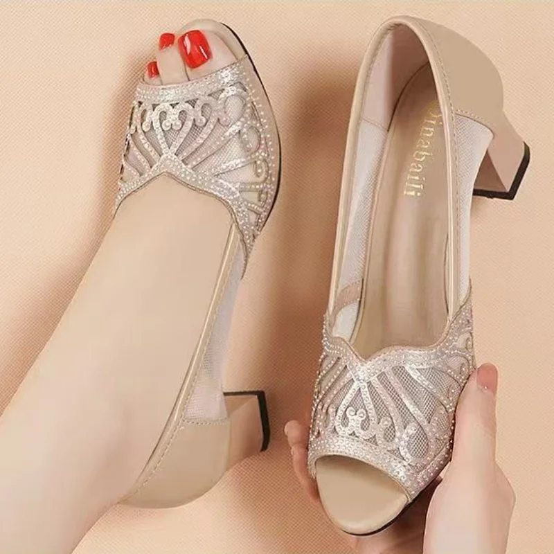 Women Summer Mesh Peep Toe San - Women'S Shoes Peep Toe review and price